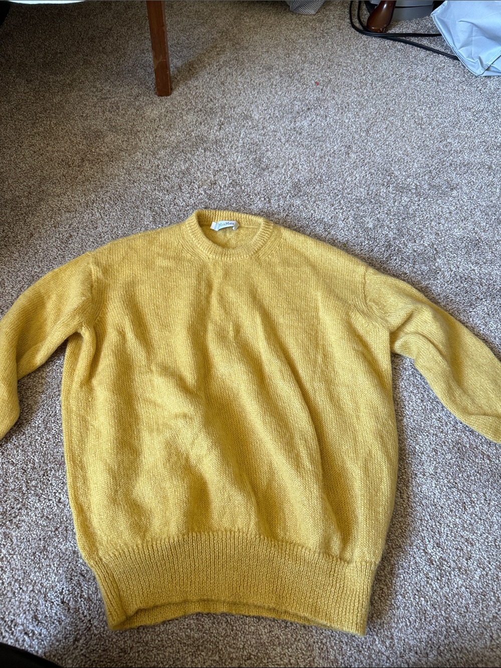 MaxMara Yellow Crewneck Sweater